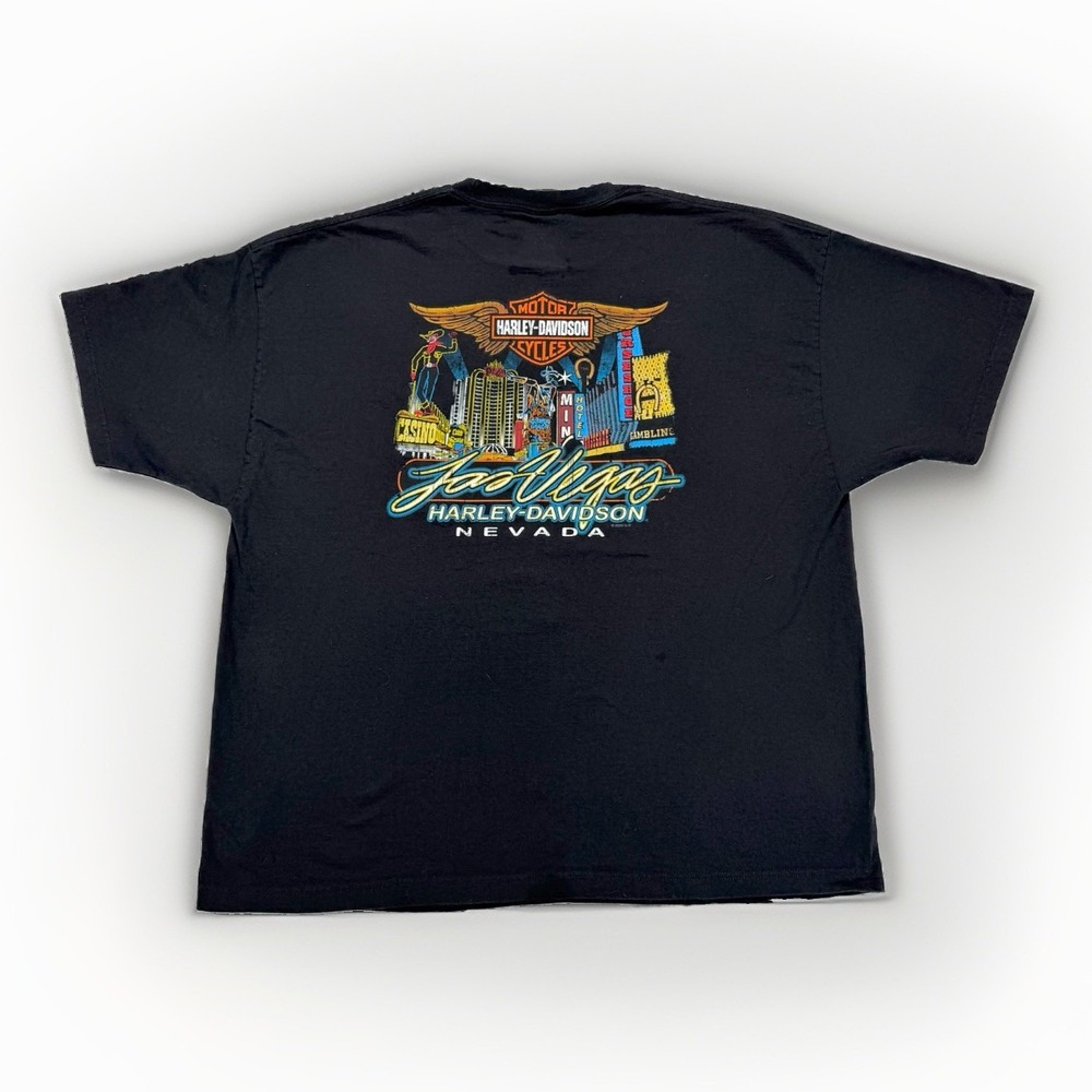 Harley Davidson Graphic T Shirt Men's 3XL Las Vegas Nevada Biker Motorcycle 2022